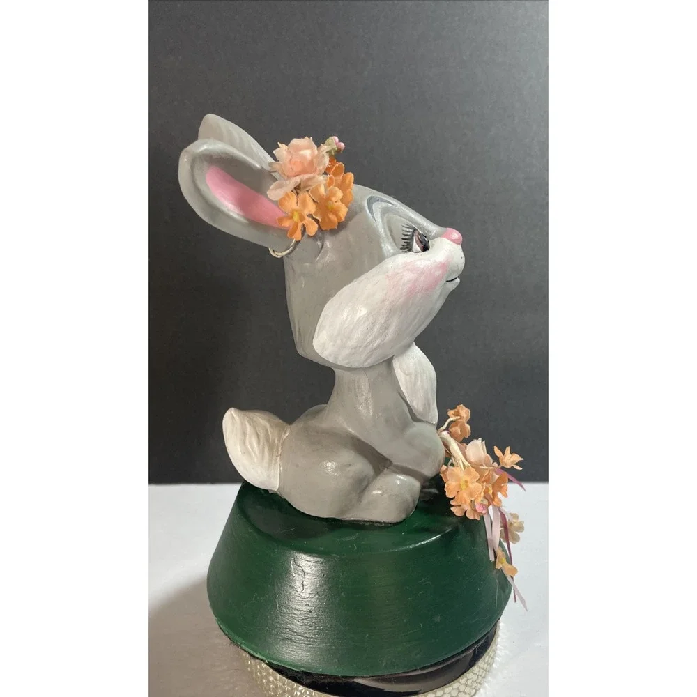 Bunny Rabbit Music Box Based‎ Off Of 1988 Disney Thumper Not Marked